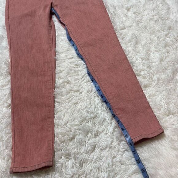 Levis Pink Jeans Crop Legging Womens Size 27 Stretch Denim 29" Inseam - Picture 7 of 9